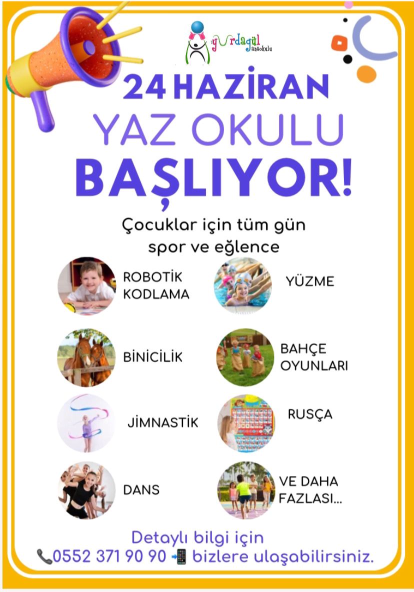 YAZ OKULU BAŞLIYOOR